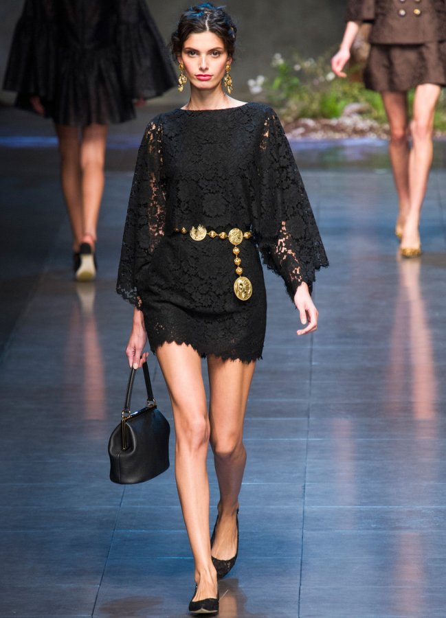 Robe noire Dolce & Gabbana, photo