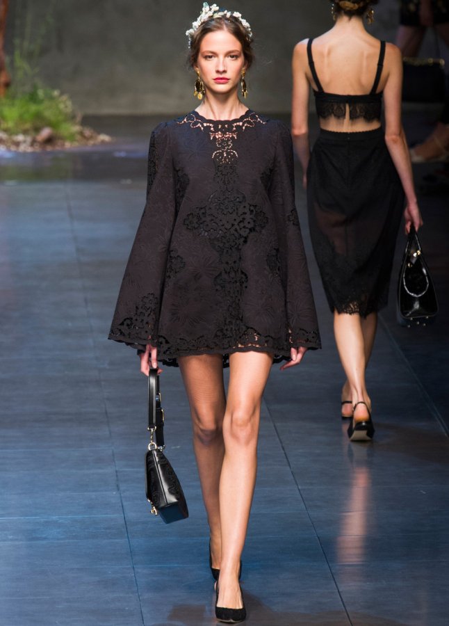 Robe noire Dolce & Gabbana, photo
