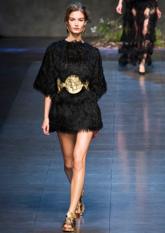 Robe noire Dolce & Gabbana, photo
