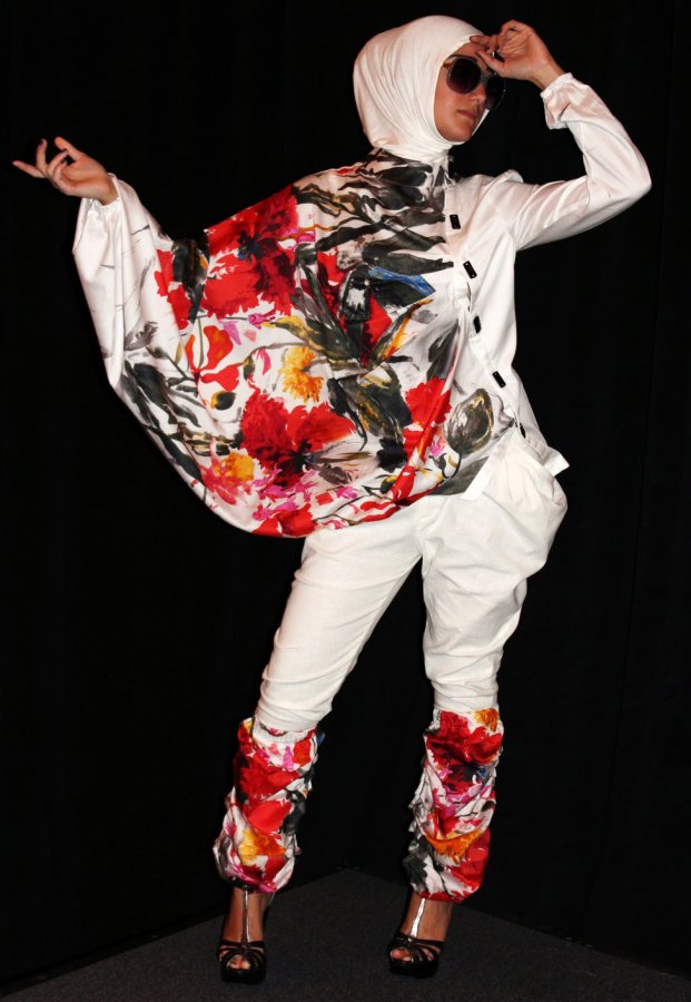 Foulard et lunettes musulmans, photo