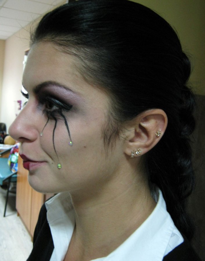 Maquillage sombre, photo