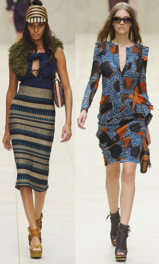 Spectacle de la collection Burberry