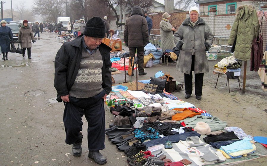 Marchés aux puces en Russie, photo