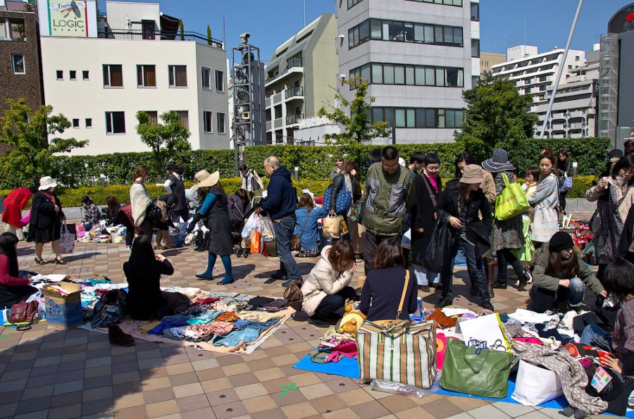 Commerce de marché au Japon