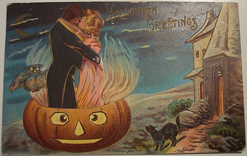 Carte postale ancienne - Halloween