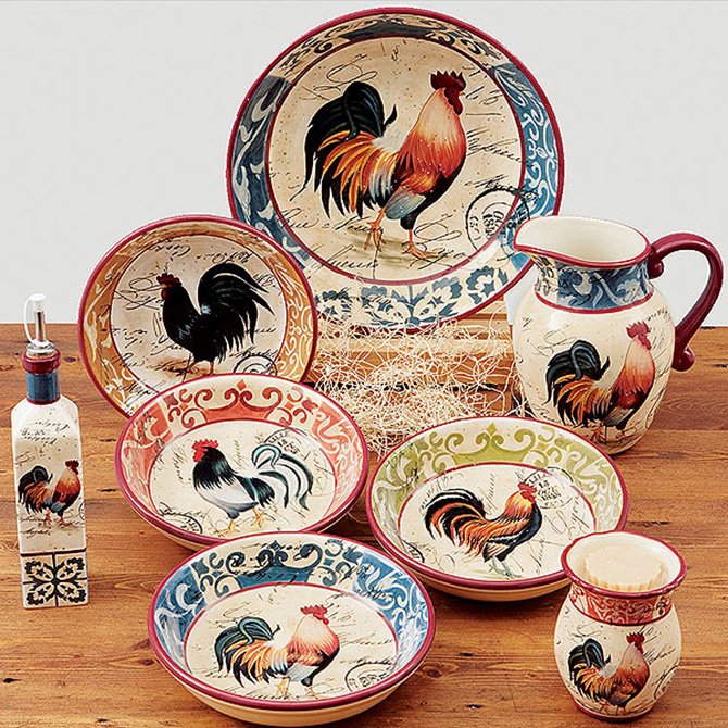 Coqs à la provençale