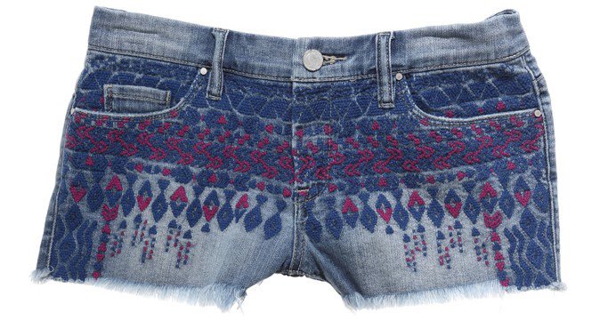 Short en jean à la mode, photo