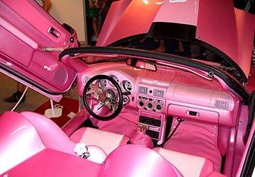 Accessoires de voiture glamour