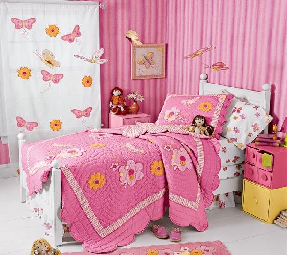 Chambre d'enfant en rose