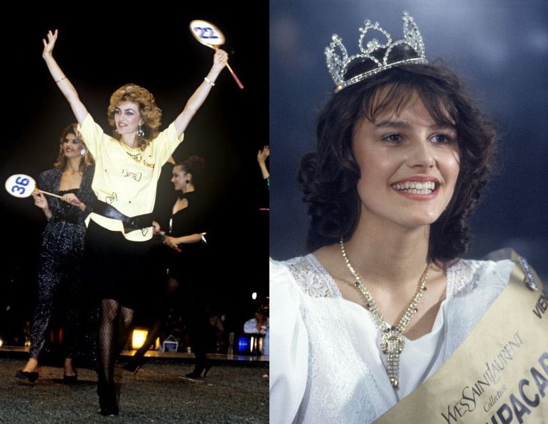 Candidates au concours de beauté - Miss Moscou 1988