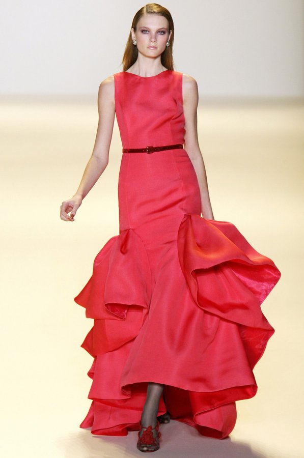 Robe rouge Carolina Herrera