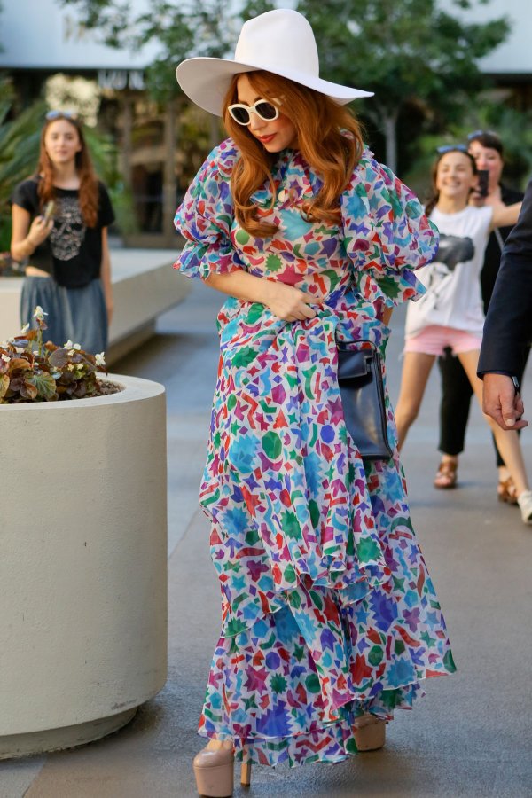 Lady Gaga et sa robe