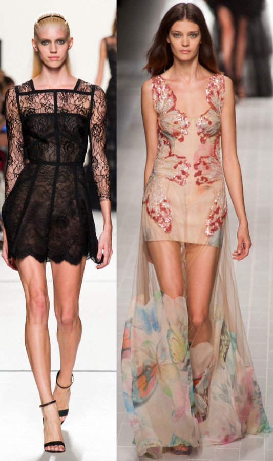 Robes à la mode des collections printemps-été 2026