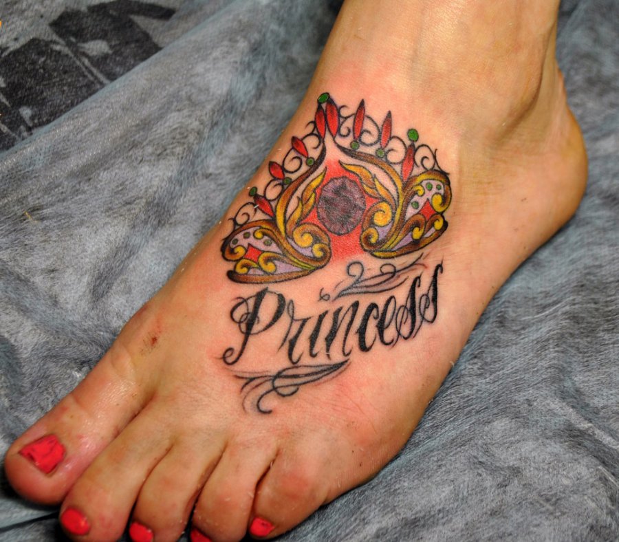 Tatouages ​​pour filles - princesses