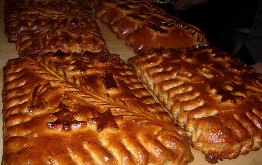 Table russe traditionnelle pour le nouvel an