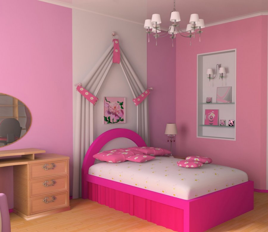 Chambre rose, photo