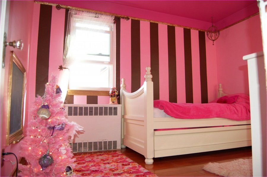 Chambre d'enfant en rose