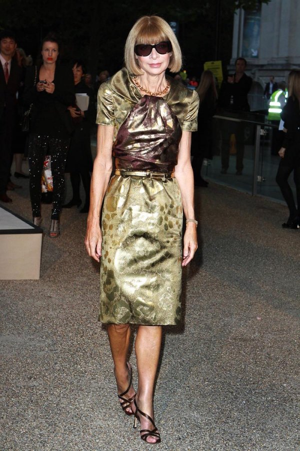 Anna Wintour - photo dans une robe