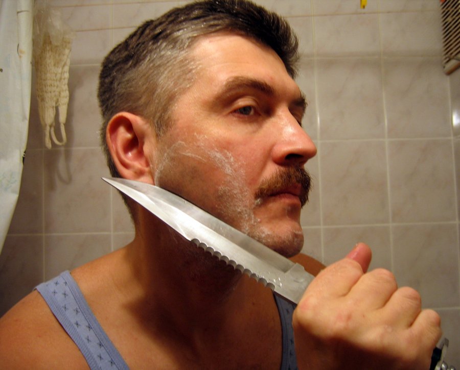 Raser ou laisser pousser la barbe, photo