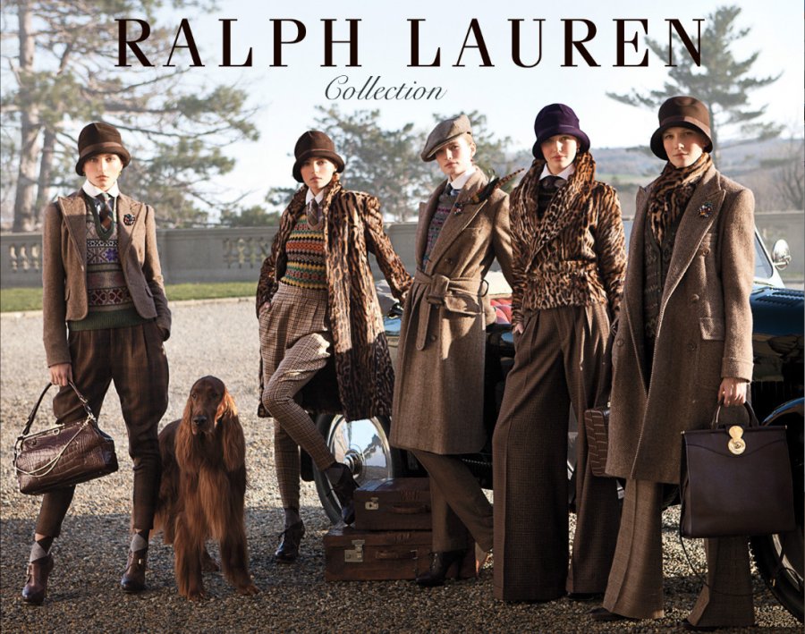 Campagne publicitaire pour la marque Ralph Lauren