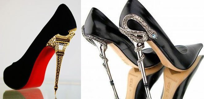 Des talons magnifiques et inhabituels