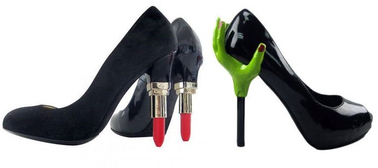 Chaussures pour femmes avec de beaux talons hauts