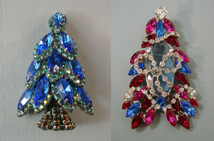Broche - Sapin de Noël, décoration