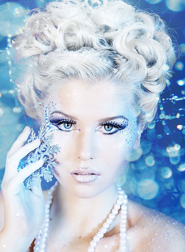 Maquillage Reine des Neiges, photo