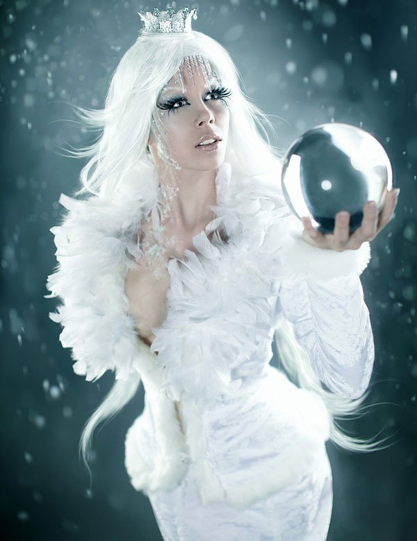 Costume de reine des neiges, photo