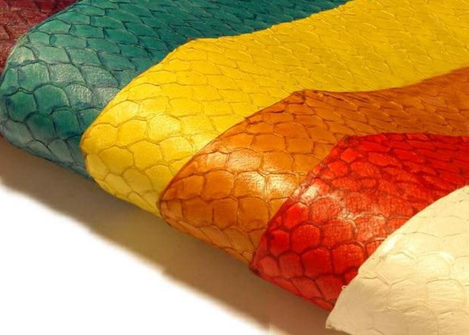 Types et couleurs de cuir naturel