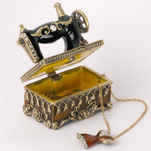 Boîte à bijoux - machine à coudre