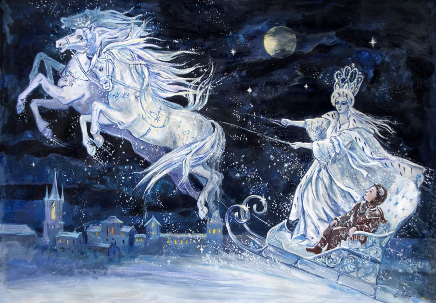 Reine des neiges beauté glacée