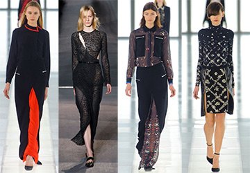 Fentes sur les robes