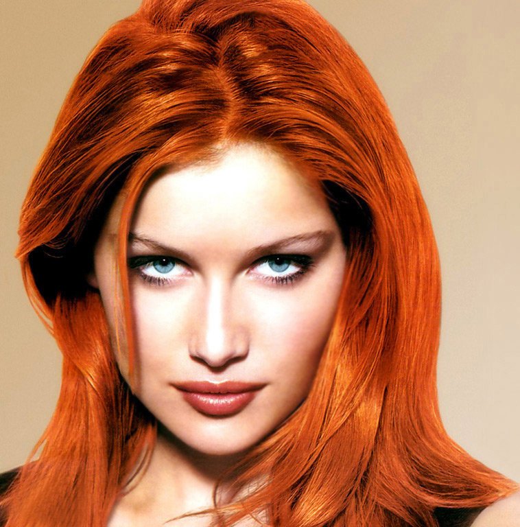 Couleur de cheveux brillante, photo