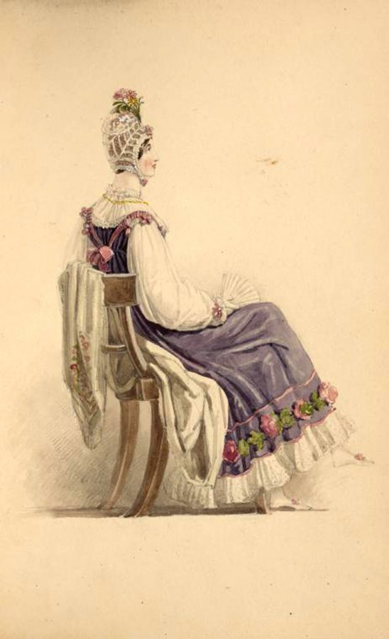 Robe du début du 19e siècle