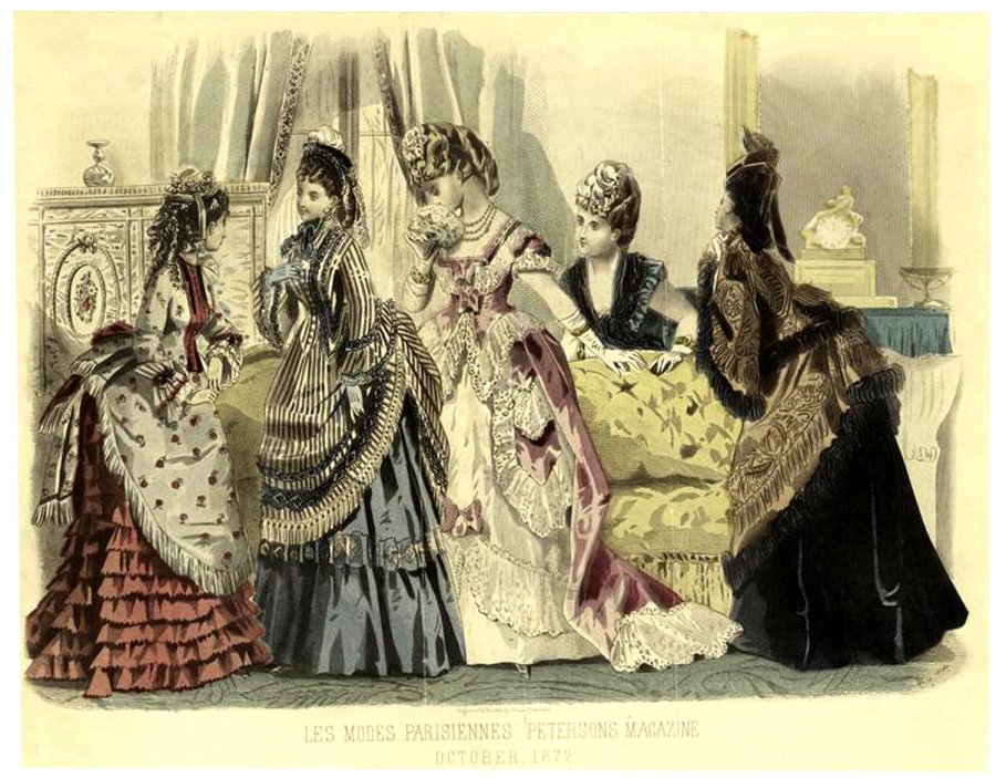 Illustrations de mode vintage