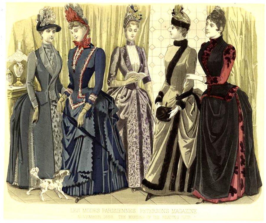 Illustrations de mode vintage