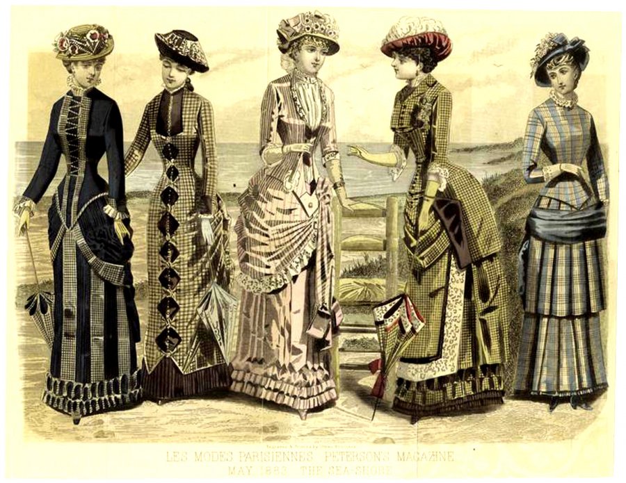 Illustrations de mode vintage