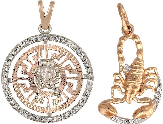 Signes d'or du zodiaque