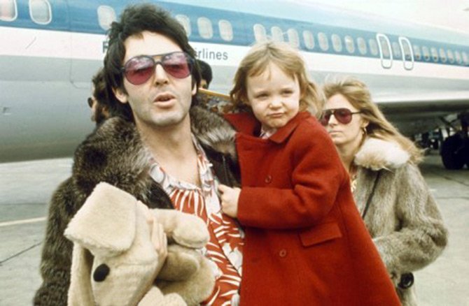 Stella McCartney avec ses parents