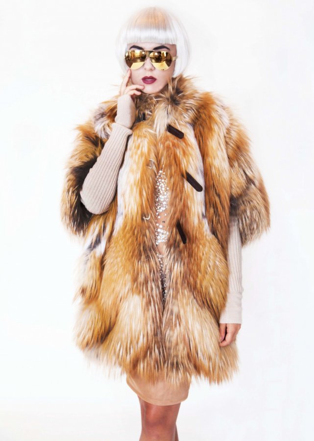 Manteau en fourrure Elena Ermak, collection 2026