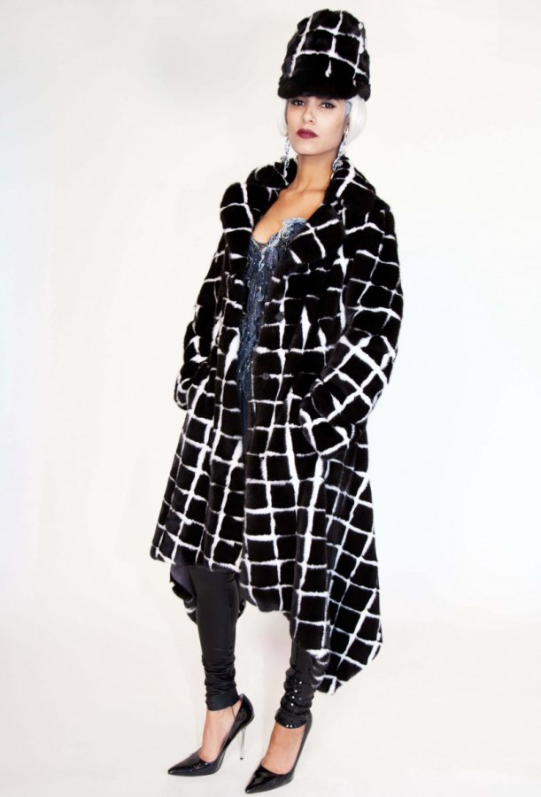 Manteau en fourrure Elena Ermak, collection 2026