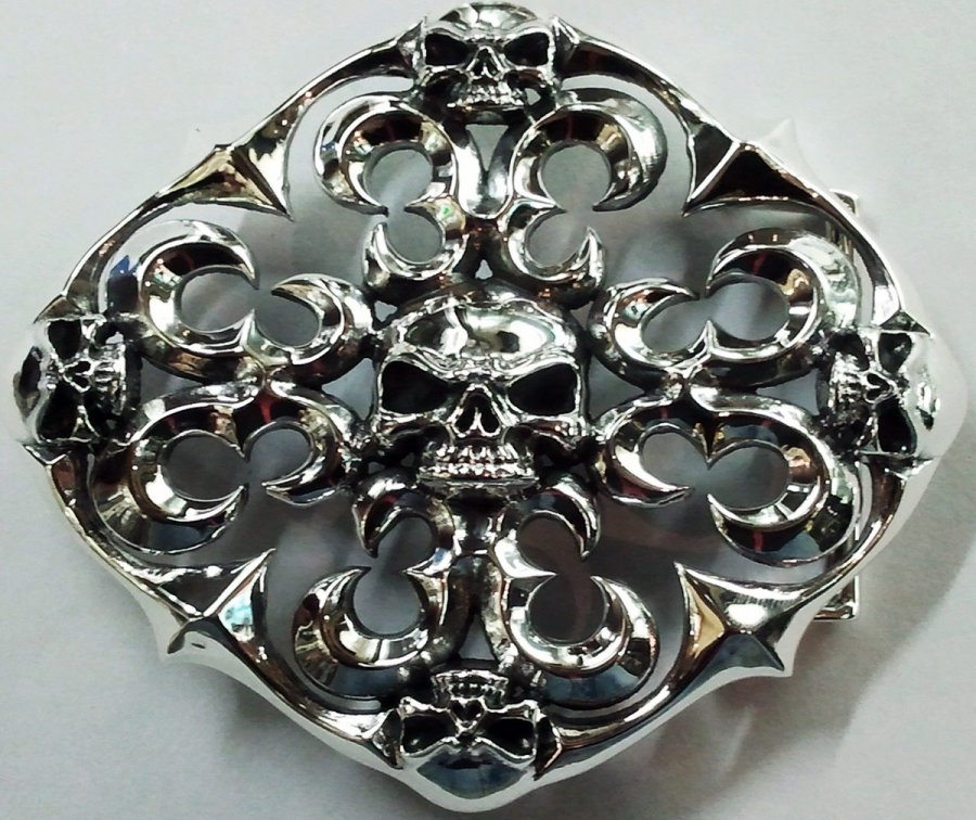 boucle de ceinture en argent