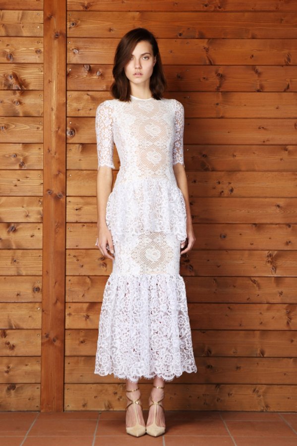 Robe blanche printemps été 2026, photo