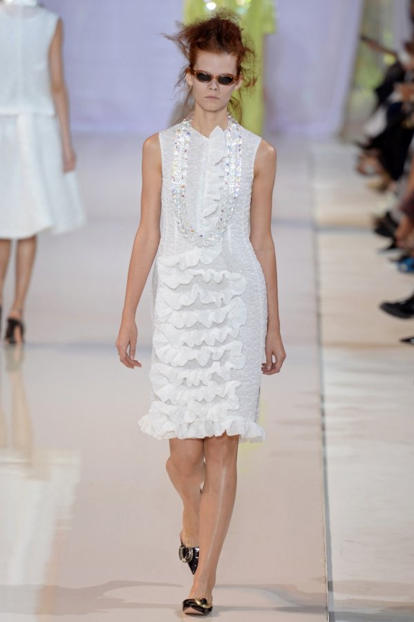 Robe blanche printemps été 2026, photo