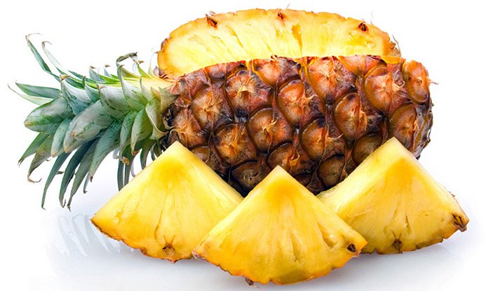 Ananas pour un masque visage purifiant