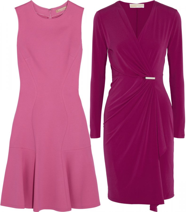 Robe Michael Kors rose et violette