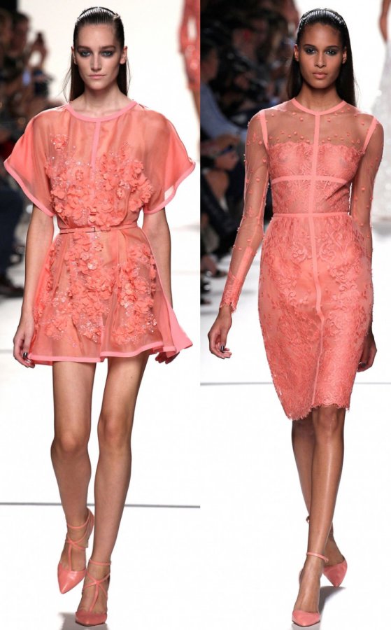 Robes Elie Saab Corail