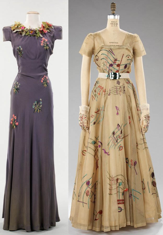 robes des années 30 par Elsa-Schiaparelli