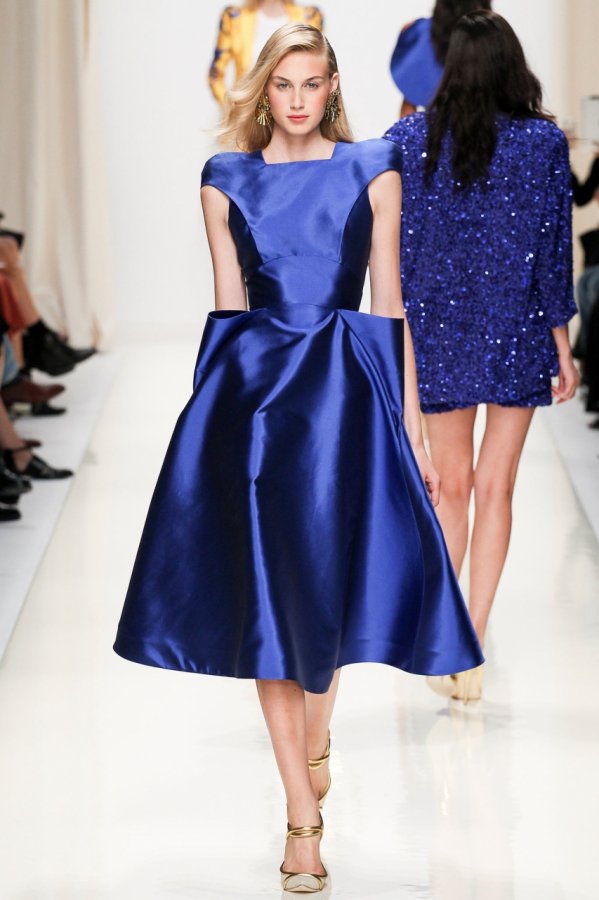 Robe duveteuse bleue